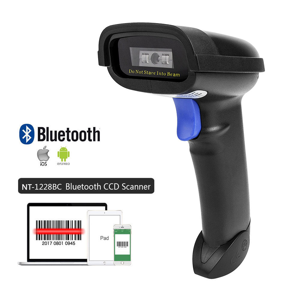 NETUM NT-1698W handheld leitor de código de barras wirelress e NT-1228BL bluetooth 1d/2d leitor de código de barras qr pdf417 para ios android ipad